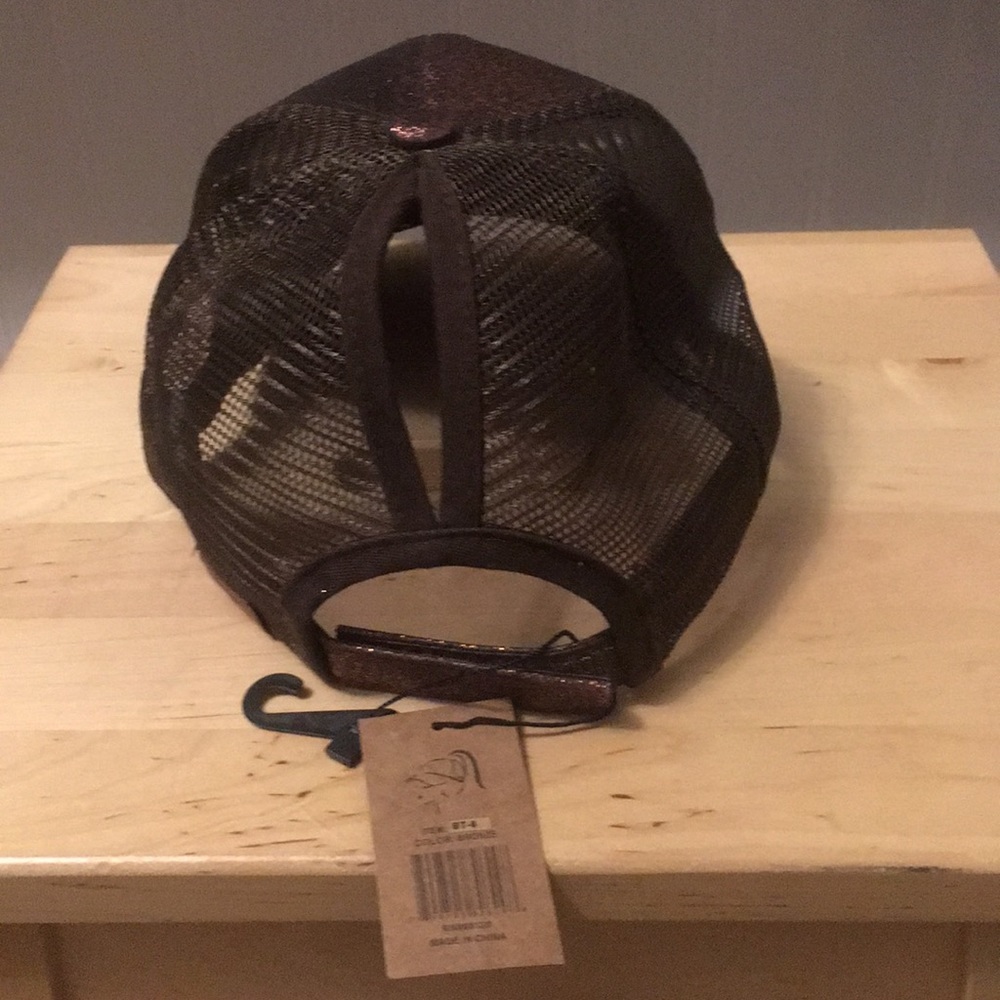 🛍️🎉🎇🔥NWT Bronze Glitter Hat🔥🎊 - Picture 4 of 4